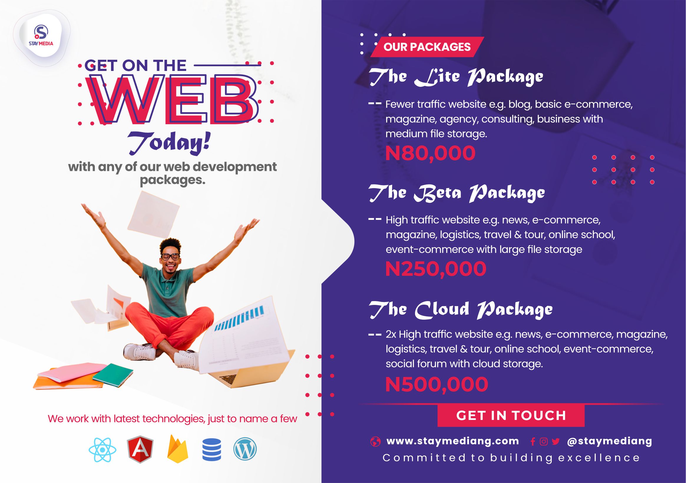 get on the web